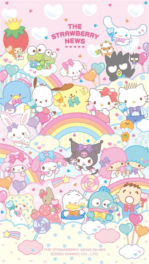 sanrio wallpaper|cute sanrio backgrounds for computers.